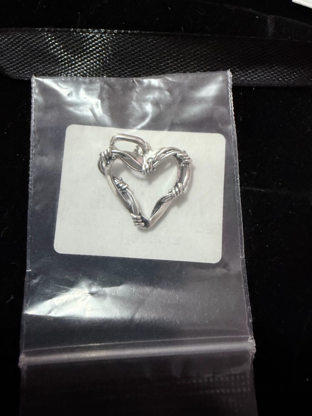 Pandora Silver Twisted Heart Charm